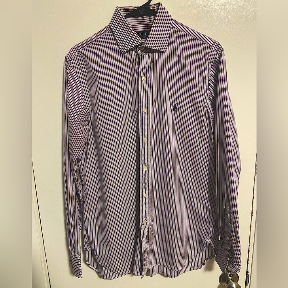 Men’s Purple Ralph Lauren Button Down